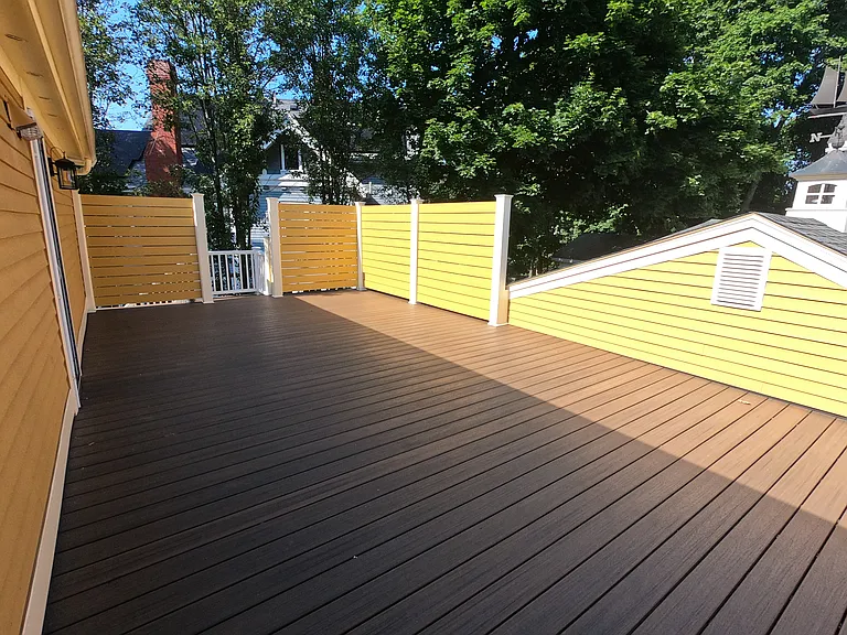Private and spacious deck shared by only two units.