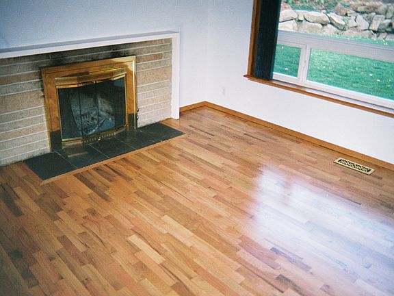 House is mostly wood floors