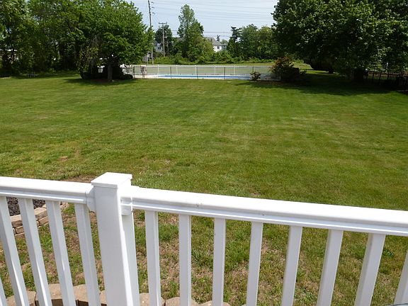 View of yard from deck