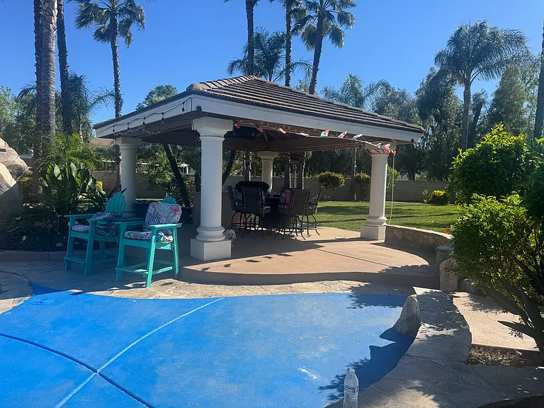 Gazebo with bbq