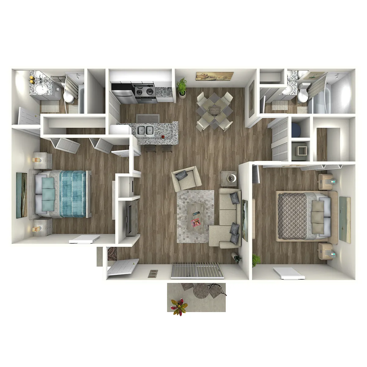 Floor plan B3