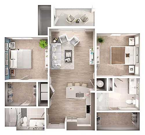 Floor plan B1