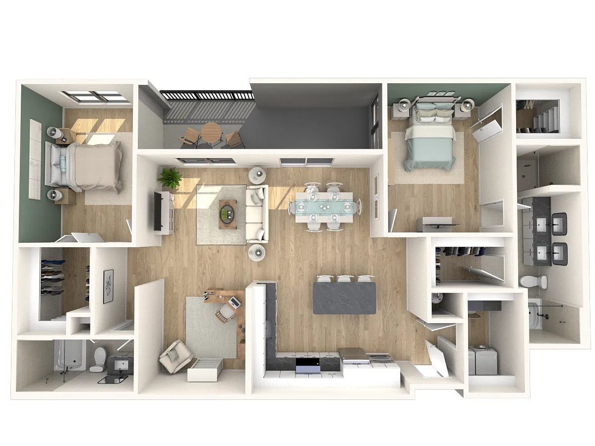 Floor plan Post Oak