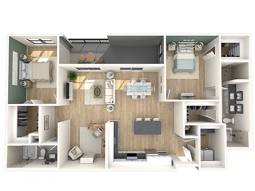 Floor plan Post Oak