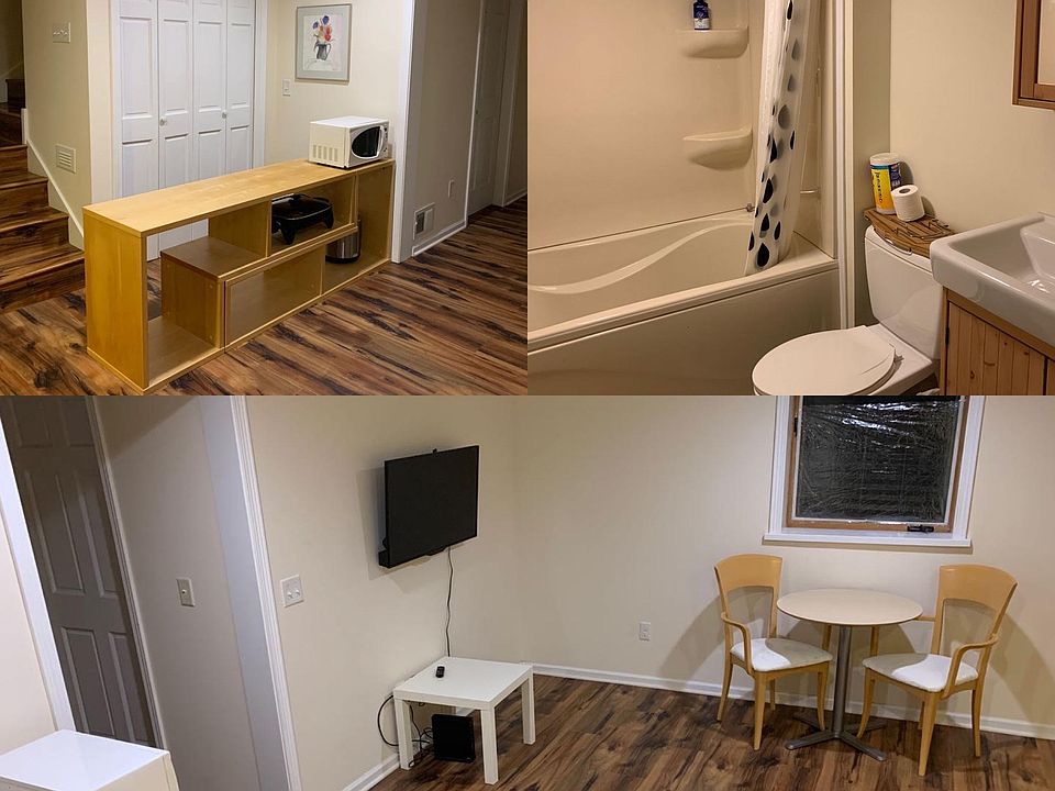 Living room and bathroom