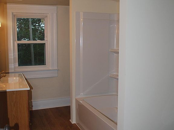 Full bath is upstairs: half bath is on main level