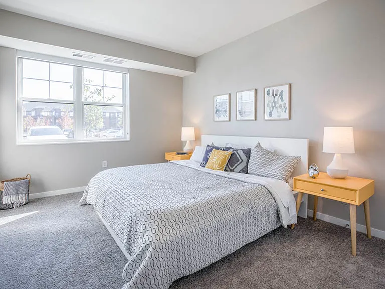 Our bedrooms offer large windows, allowing plenty of natural light and a cozy, comfortable retreat.