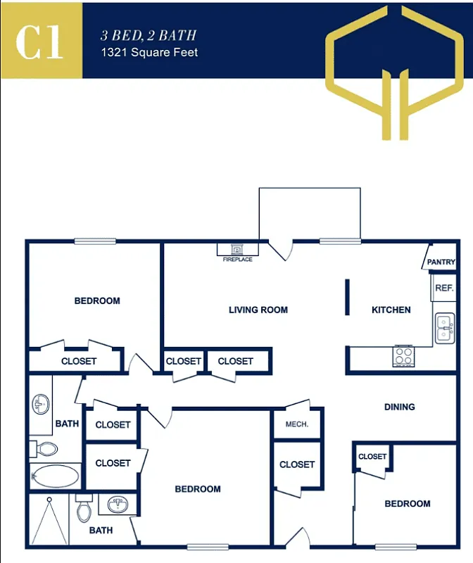Floor plan The 1321