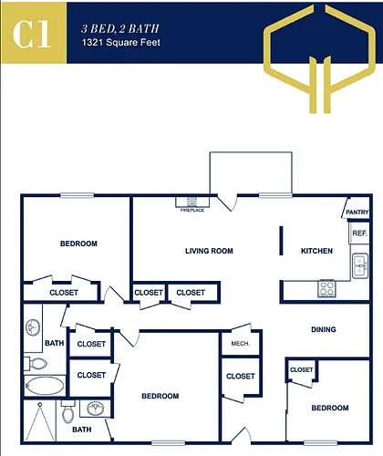 Floor plan The 1321