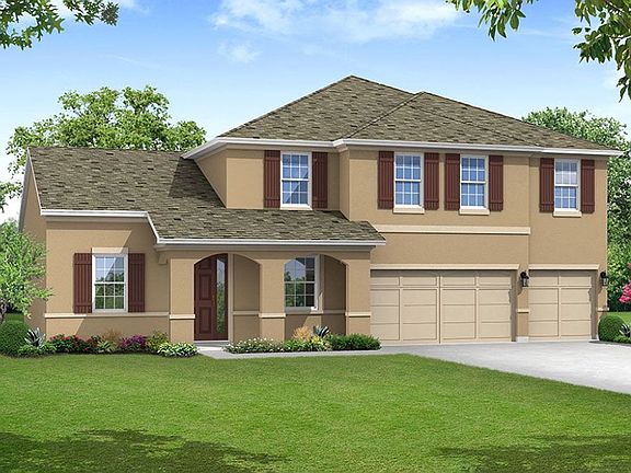 Jeppeson French Country elevation home exterior William Ryan Homes Tampa