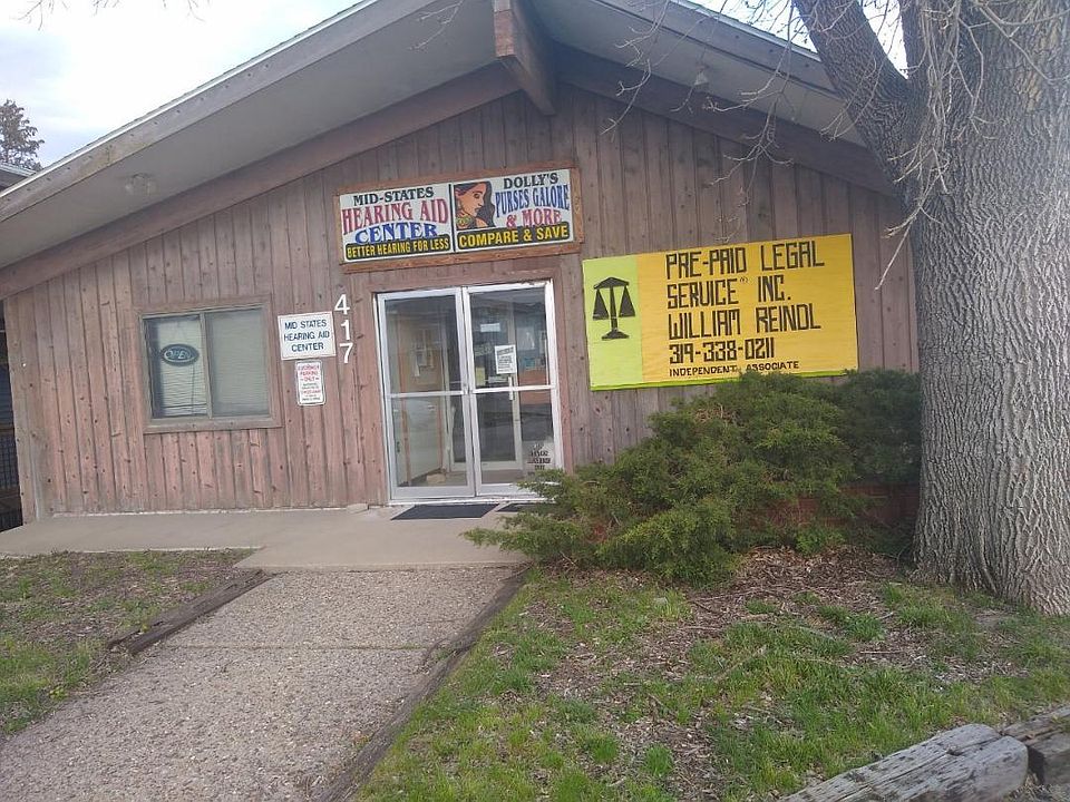 Business in the front.