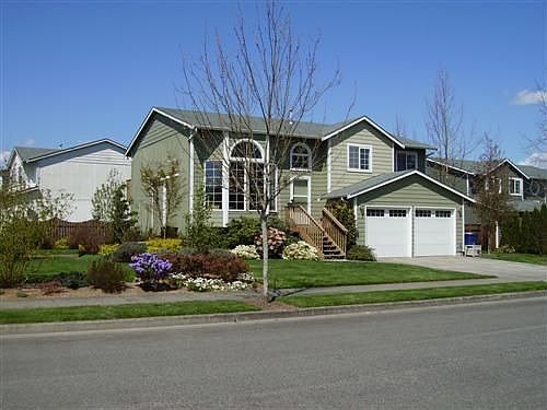 Home is situated on a large corner lot