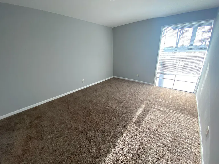 Bedroom with morning sunlight
