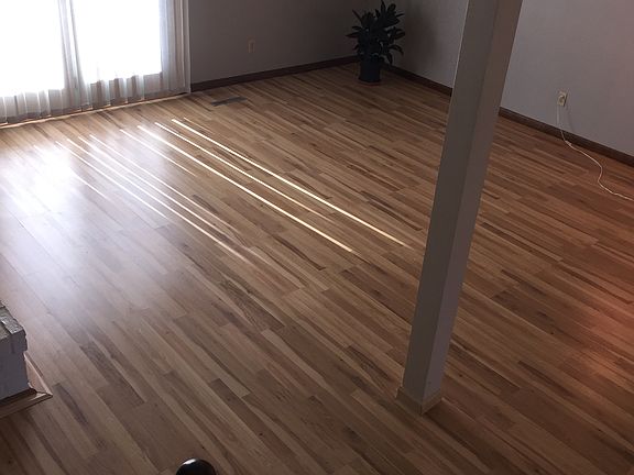 view from stairs