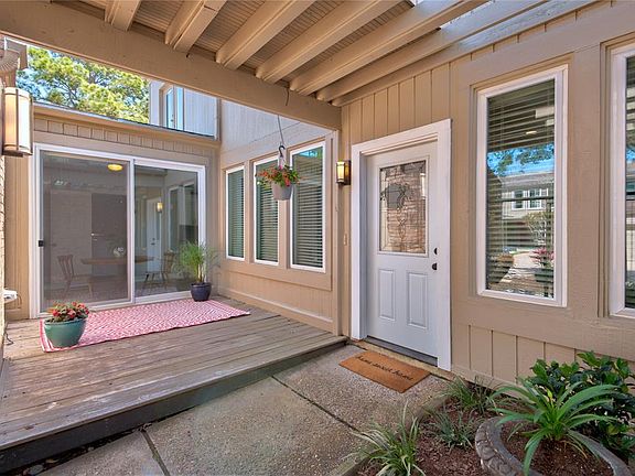 Home sweet home! The entry patio gives privacy and a nice view.