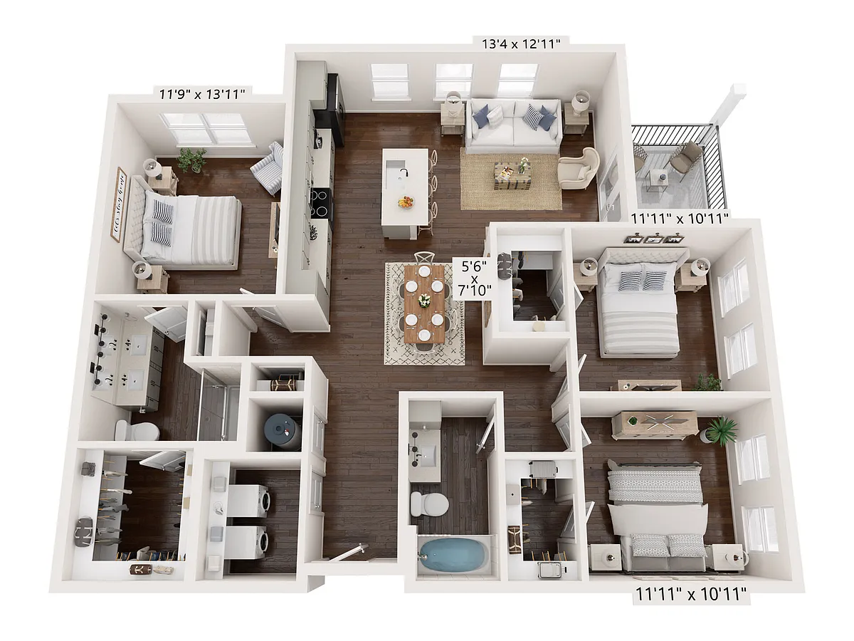 Floor plan C1Alt2