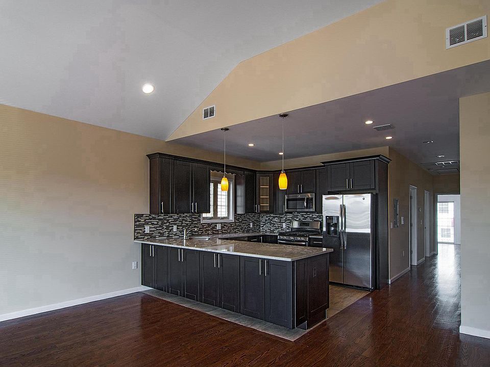 Kitchen open to Living / Dining area