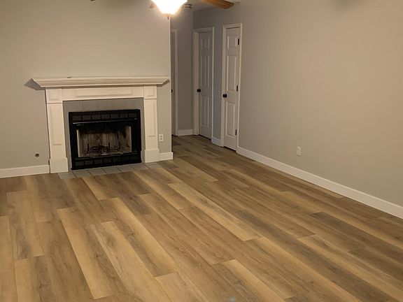 Living room with LVP flooring