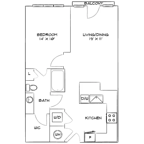 Floor plan Design 1L