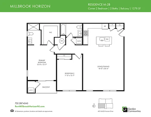Floor plan M-2B