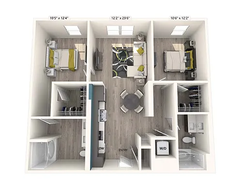 Floor plan BM2-FinishII-1019-1025sf