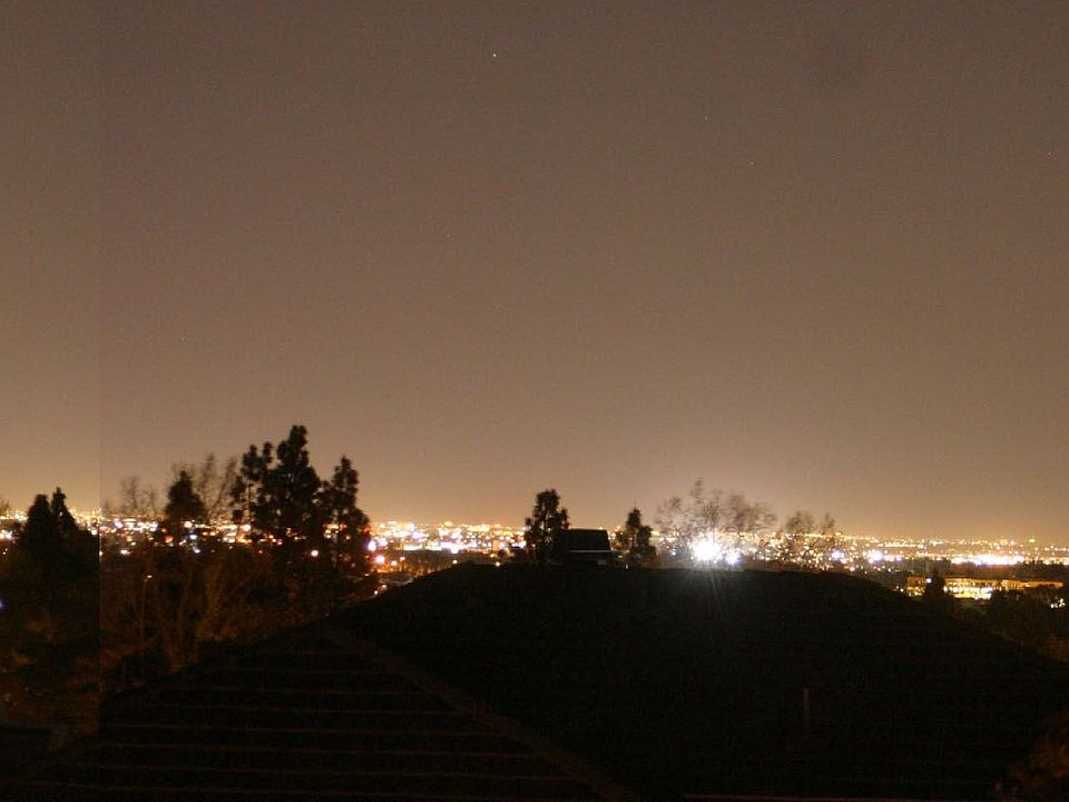 nice view of orange county out the front window