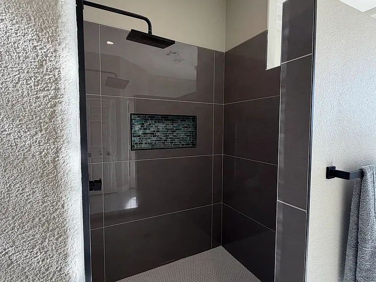 Primary bathroom walk-in shower