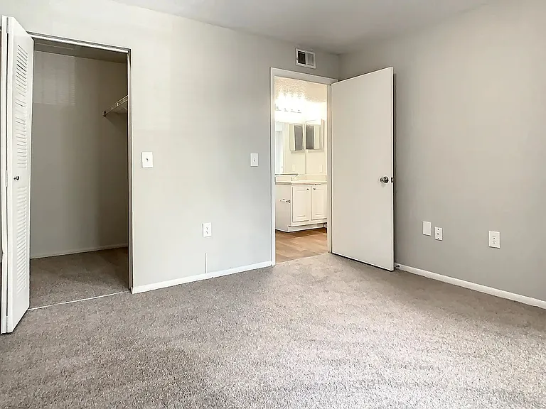 Enjoy ample closet space with built-in organizers in our bright bedrooms.