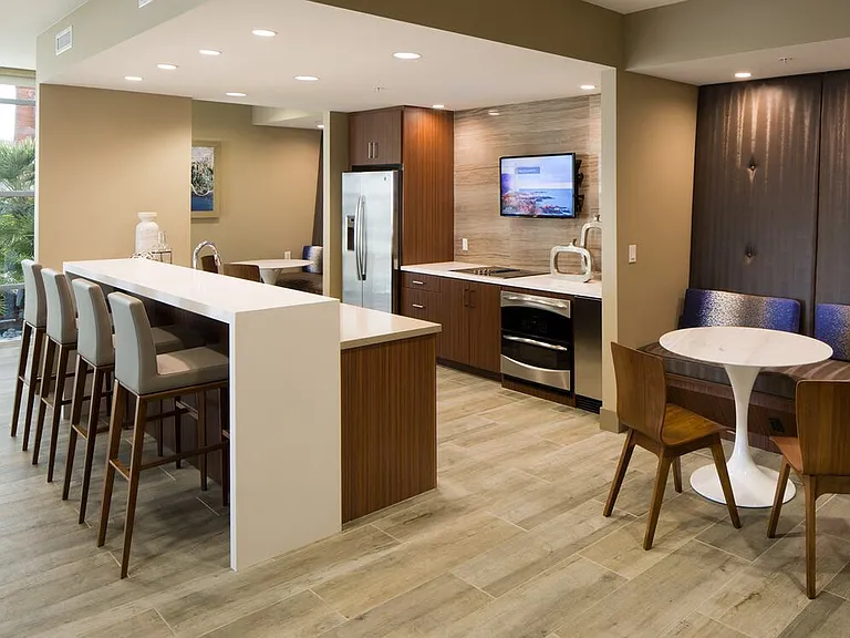 Phase III Resident Lounge Kitchen