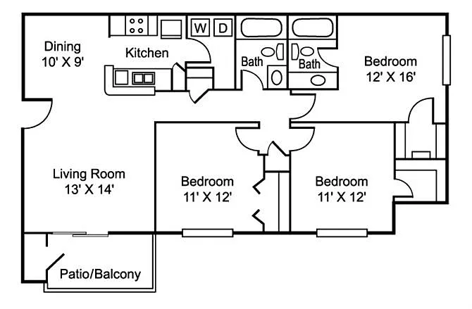 Floor plan C1