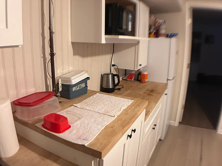 New Downstairs kitchenette.