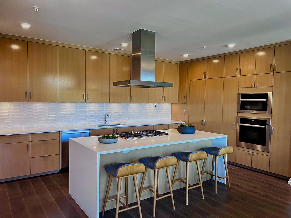 Integrated refrigerator and all Miele appliances.
