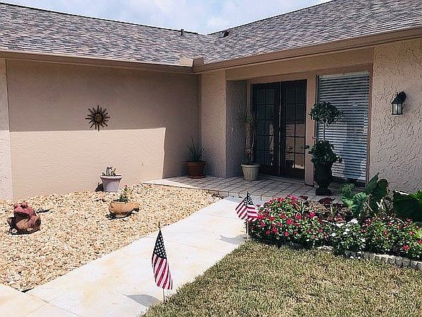 Front entrance to home