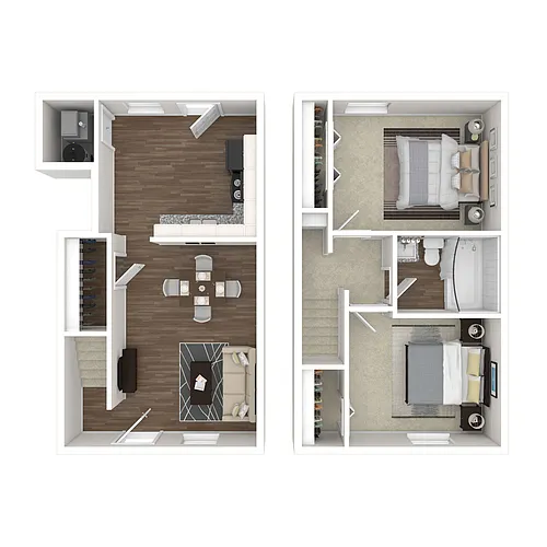 Floor plan Classic 2/1