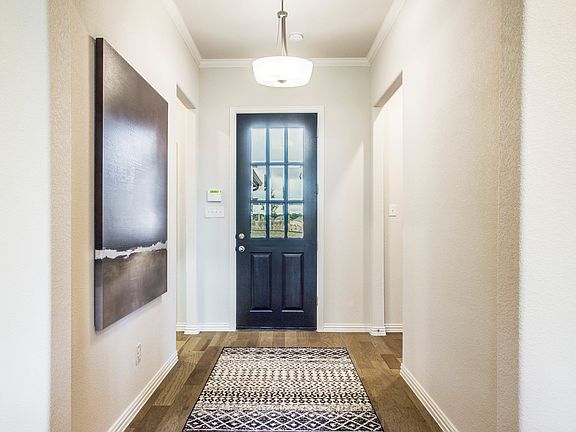 Wide and inviting foyer