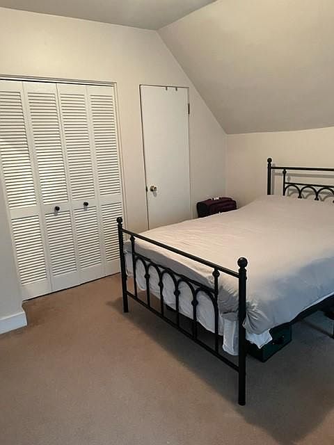 Bedroom with lots of closet space