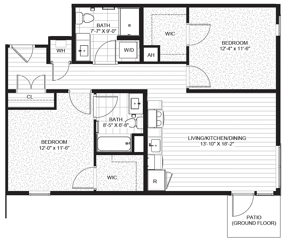 Floor plan B2R
