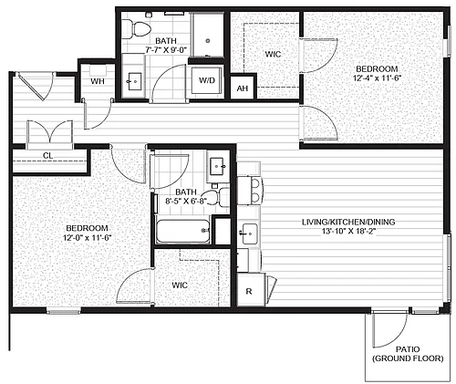 Floor plan B2R
