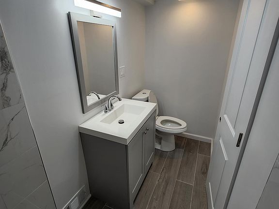 Basement bathroom