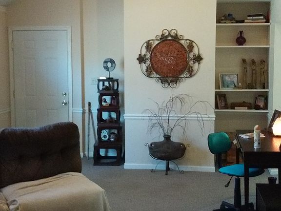 LR built in bookcase on far 