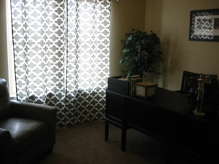 Extra room on main floor for office or den. there is no closet in this room.