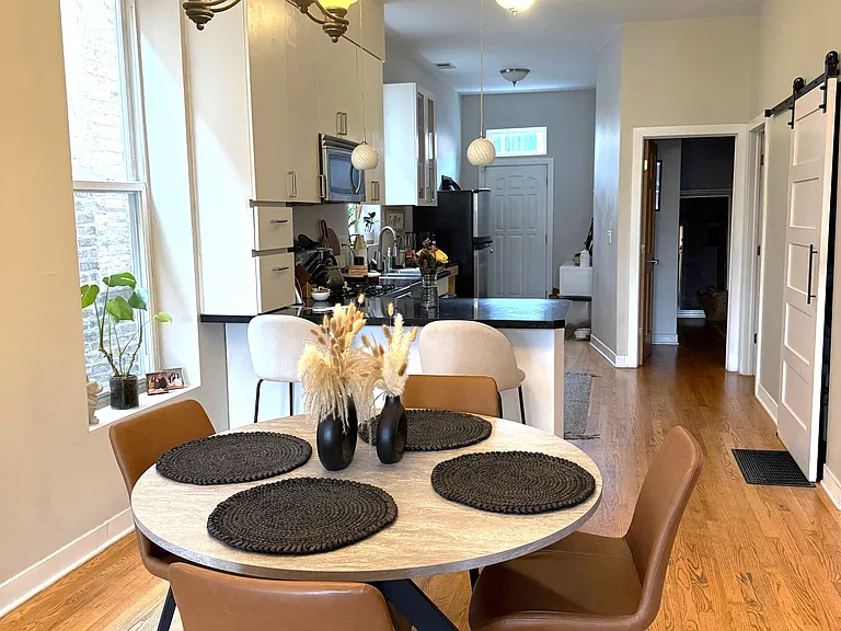Dining space.