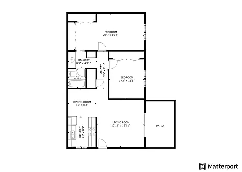 Floor plan 2Bed