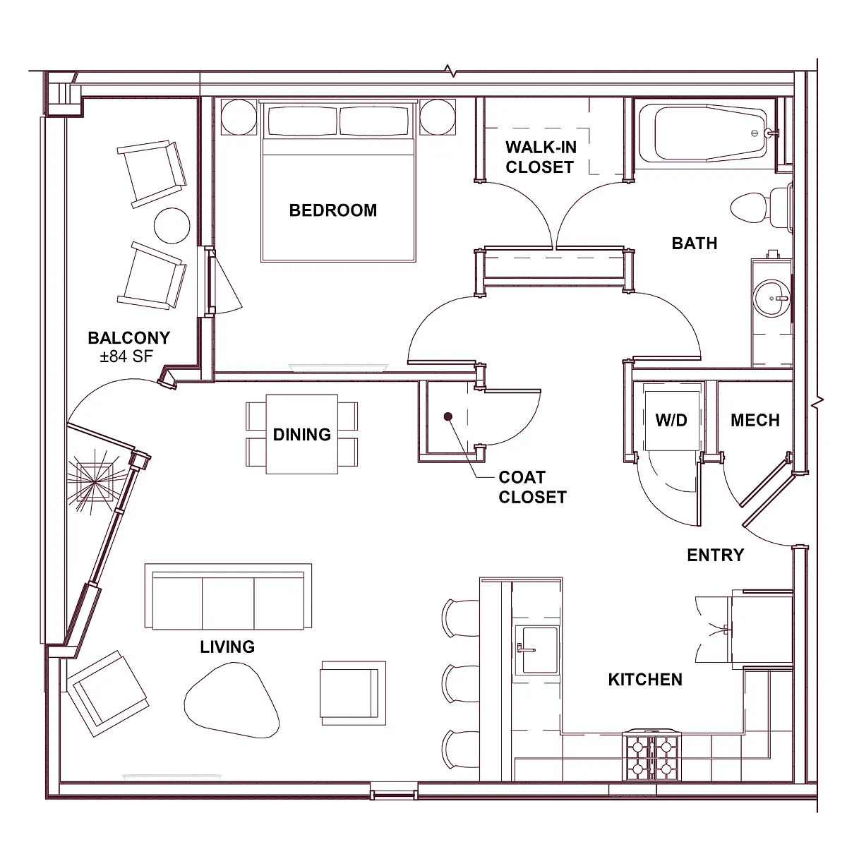 Floor plan Blush