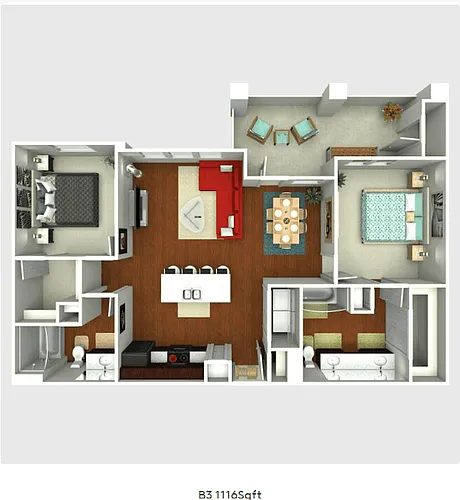 Floor plan B3