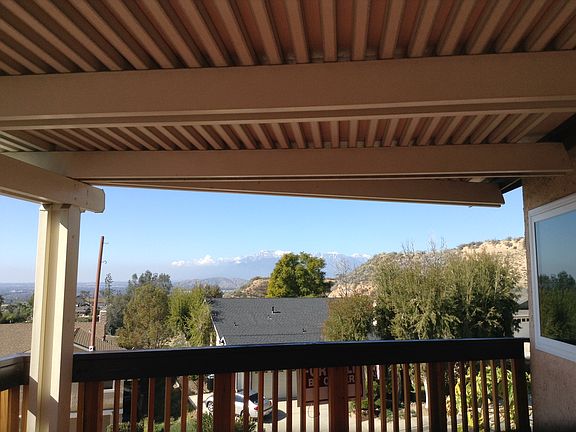 Covered Master Bedroom Deck