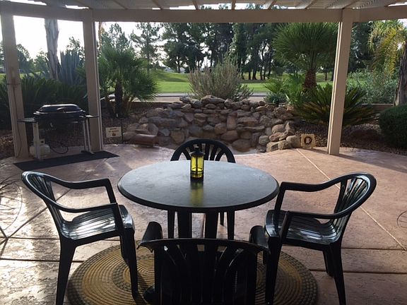 Back patio.. faces south