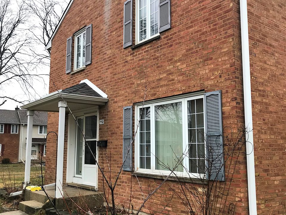 West side of home - end unit