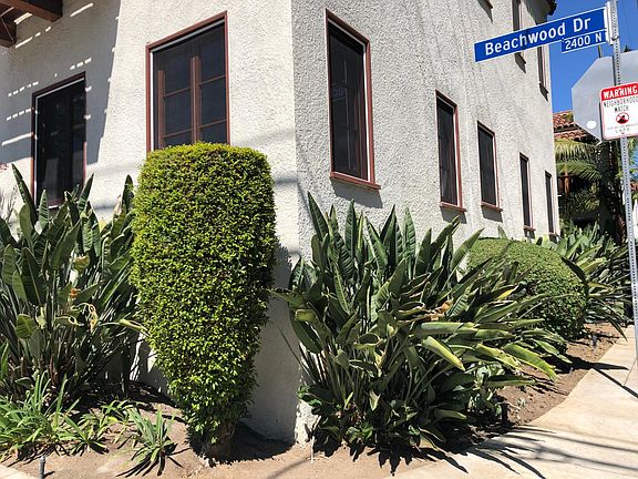 View of the landscape in front of the apartment windows