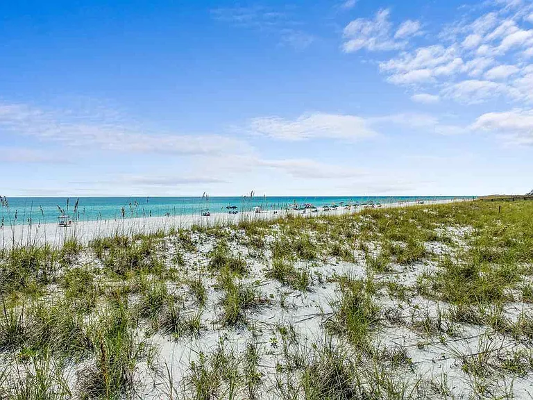 Peaceful area with private beach boardwalk access